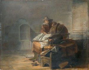 L'astronome by Hendrik Bogaert