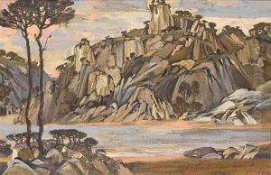 Rockscape by Konstantin Fedorovich Bogaevsky