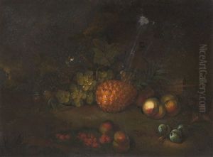 Natura Morta Con Frutta E Pigna Natura Morta Con Frutta E Pigna