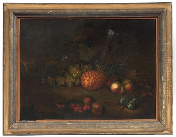 Natura Morta Con Frutta E Pigna - view 1