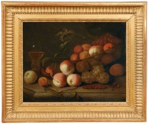 Still Life With Basket Of Fruits by Jakob Bogdani
