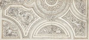 Deux Projets De Decoration Pour Des Plafonds by Giocondo Albertolli