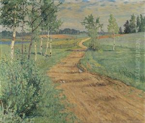 Country Path by Nikolai Petrovich Bogdanov-Bel'sky