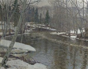 Spring Flood by Nikolai Petrovich Bogdanov-Bel'sky