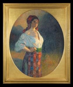 A Young Sorceress by Nikolai Petrovich Bogdanov-Bel'sky