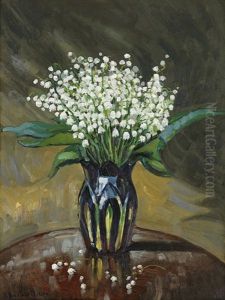 Still Life With Lilies by Nikolai Petrovich Bogdanov-Bel'sky