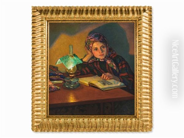 Reading Girl - view 1