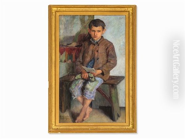 Boy With Letter - view 1