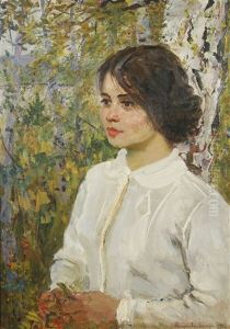 Autumn Musings by Nikolai Petrovich Bogdanov-Bel'sky