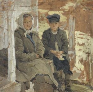 Waiting Patiently by Nikolai Petrovich Bogdanov-Bel'sky