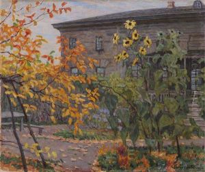 Sunflowers In The Garden