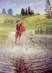 Geschwister Auf Schimmel
