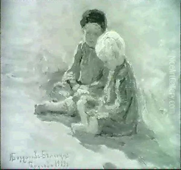 Seated Children - view 1