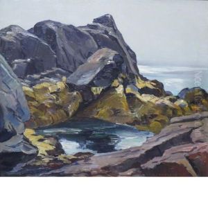 Gull Pond, Monhegan by Abraham Jacob Bogdanove