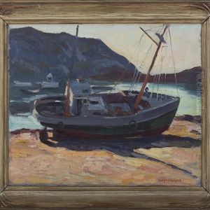 Beached, Monhegan by Abraham Jacob Bogdanove