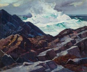 Sea Spray, Monhegan Island by Abraham Jacob Bogdanove