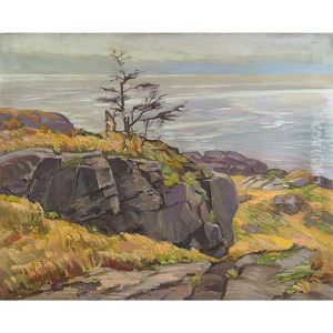 The Lone Tree, Crow's Nest, Mohegan by Abraham Jacob Bogdanove