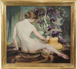Nude With Irises Nude With Irises