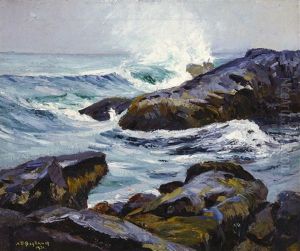 Monhegan Island Surf by Abraham Jacob Bogdanove