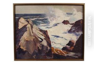 Monhegan Surf by Abraham Jacob Bogdanove