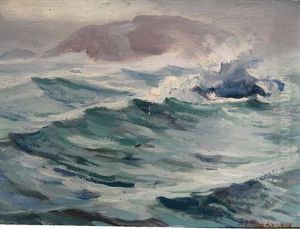 Ocean Waves by Abraham Jacob Bogdanove