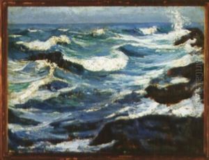 Monhegan Surf by Abraham Jacob Bogdanove