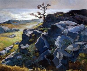 The Crow's Nest, Monhegan by Abraham Jacob Bogdanove