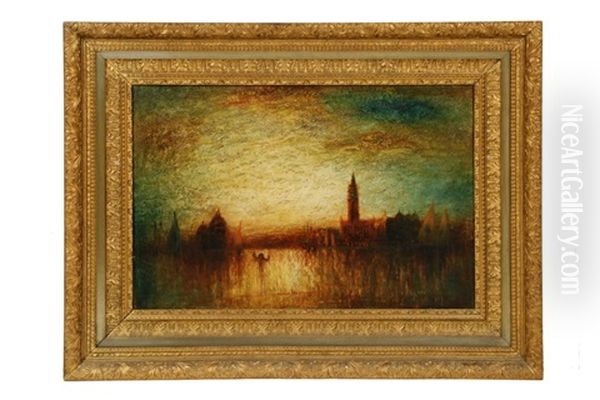 Sunset, Grand Canal, Venice - view 1