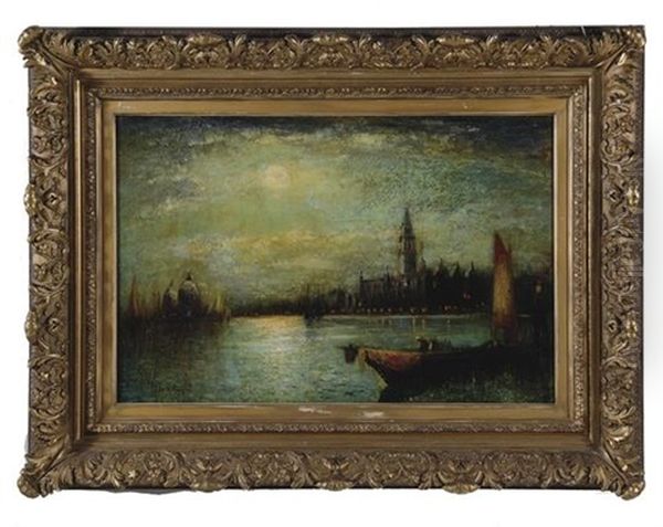 Grand Canal In Moonlight, Venice - view 1
