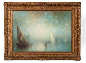 Moonlit Lake by George Henry Bogert