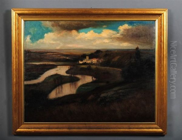 Landscape With Town In The Distance - view 1