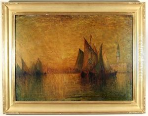 Luminous Sunset Over Venice by George Henry Bogert
