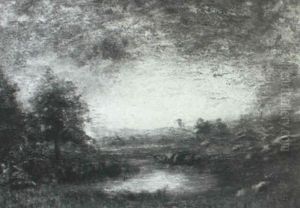 Landscape At Sunset by George Henry Bogert