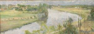 Auvers-sur-oise (study For L'ile-de-france) by Emilio Boggio