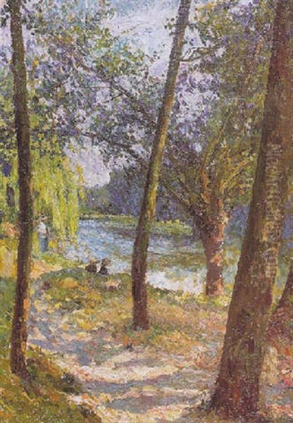 Les Bords De L'oise A Auvers - view 1