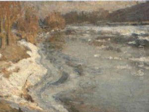 Glacons Flottant Sur L'oise