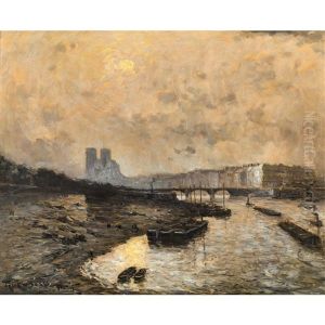 La Seine Et Notre-dame by Frank Myers Boggs