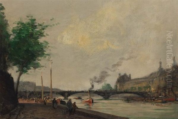 Louvre Vu Du Seine - view 1