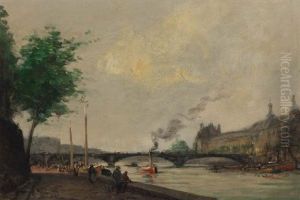 Louvre Vu Du Seine