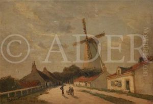 Moulin En Hollande, 1903 by Frank Myers Boggs