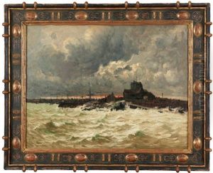 Gros Temps Sur Barfleur by Frank Myers Boggs