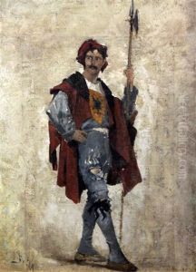 Study Of A Prussian Halbadier