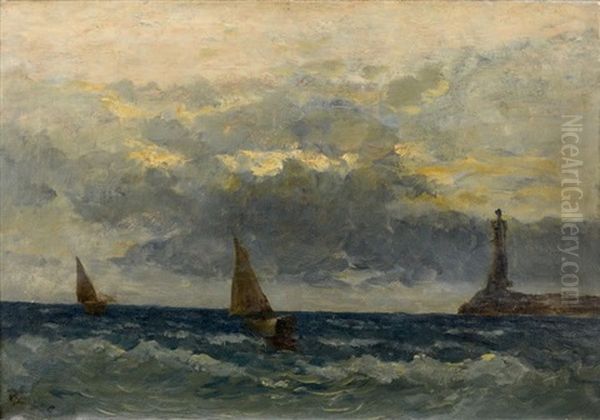 Ciel Gris Sur Le Phare - view 1