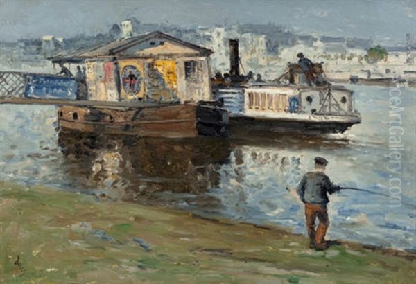 L'embarcadere Sur La Seine, 1886 - view 1