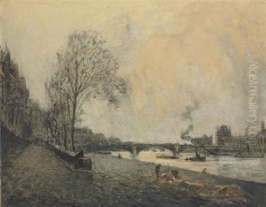 Au Bord De La Seine by Frank Myers Boggs