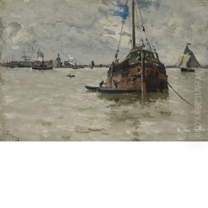 A Grey Day On The Meuse