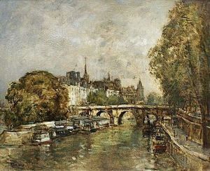 La Cite, Vue Du Pont Des Arts