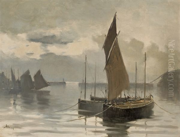 French Harbor Scene - view 1