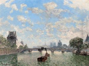 La Seine Au Pont-royal by Frank Myers Boggs