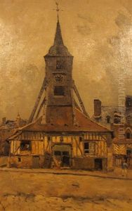 L'eglise Sainte Catherine A Honfleur by Frank Myers Boggs